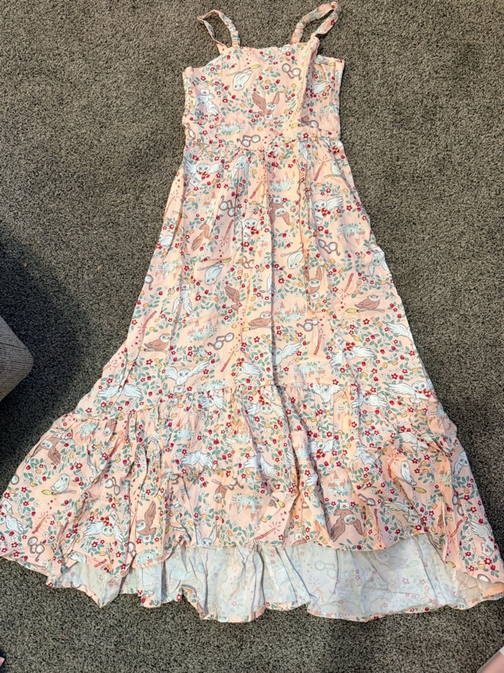 Girls' Harry Potter Hedwig Dress Gossamer Pink 10-12